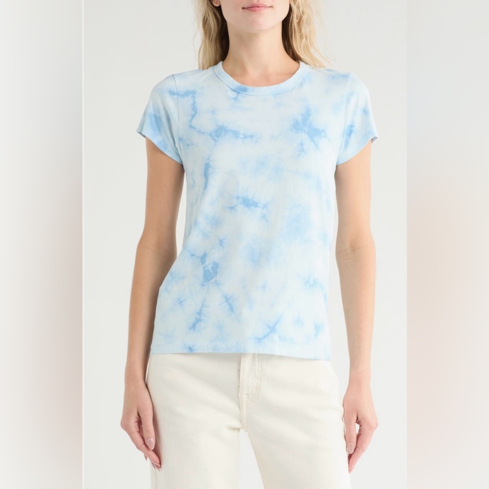 NWT Rag & Bone Blue Tie-Dye tee- M